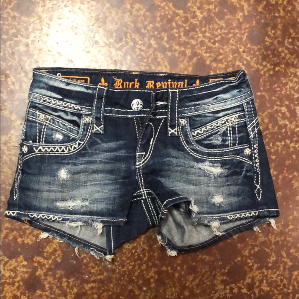 Denim shorts